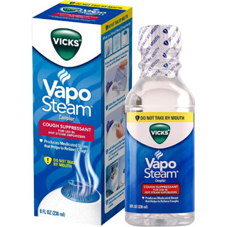 USA  แท้100% ยาน้ำสำหรับใส่เครื่องทำไอระเหย Vicks Vaporizing Stream Liquid,8 fl OZ.