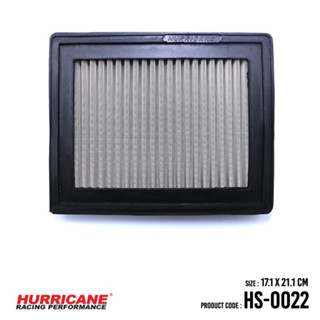 HURRICANE กรองอากาศสแตนเลส , ผ้าแดง Citroen ( Berlingo , Xsara ) Peugeot ( 206 , Partner ) HS-0022