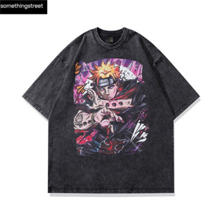 เสื้อยืดผู้ชายโอเวอร์ไซส์ pain naruto