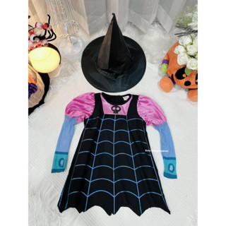 ชุดแวมพารีน่าเด็กมือสอง**ป้าย Disneyแท้!!/Vampirina Dress ไซส์3-4/อก 24 นิ้ว** น่ารักมาก!!! ม025