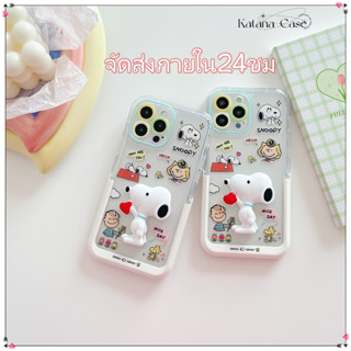 🎐จัดส่งภายใน24ชม🎐เคส for iPhone 11 14 Pro Max Case for iPhone 12 13 ป้องกันการตก การป้องกัน พร้อมขาตั้ง การ์ตูน