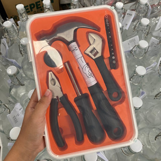 ค้อน คีมหนีบ ชุดเครื่องมือช่าง 17 ชิ้น Tool set FIXA IKEA