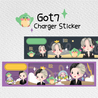 Got7 Charger sticker : ✨ สติกเกอร์ติดหัวชาร์จ ลาย Got7 ทยอยทำครบทุกคนน้า น่ารักมาก (พร้อมส่ง)