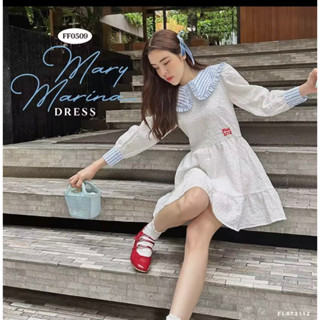 ส่งต่อ FLAT2112 F0509 รุ่น Mary marina dress size M