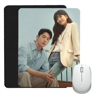 แผ่นรองเมาส์ Mouse Pad แผ่นรองเมาส์พิมพ์ลาย ซีรีส์เกาหลี Start Up สตาร์ทอัพ Kim Seon Ho คิมซอนโฮ นัมจูฮยอก แบซูจี