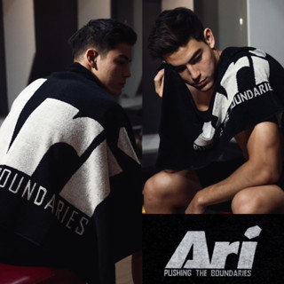 ผ้าขนหนู ARI REVERSE TOWEL - BLACK/WHITE ของแท้