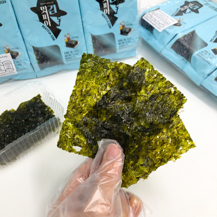 สาหร่ายเกาหลี 1 ห่อ 3 ห่อ KOREA SEAWEED ของแท้จากเกาหลี 100% 김 สาหร่ายทะเลปรุงรส สาหร่ายห่อข้าว - รูปที่ 5