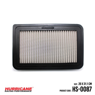 HURRICANE กรองอากาศสแตนเลสสตีล เฮอร์ริเคน รุ่น HS-0087 Mazda 2 Mazda 3