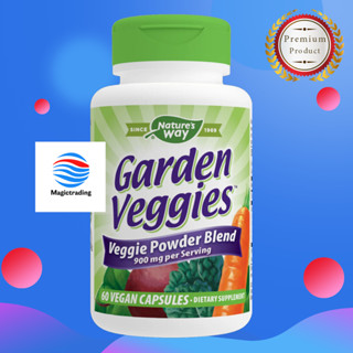 Natures Way Garden Veggies 12 Veggie Blend / 60 Vegi Caps