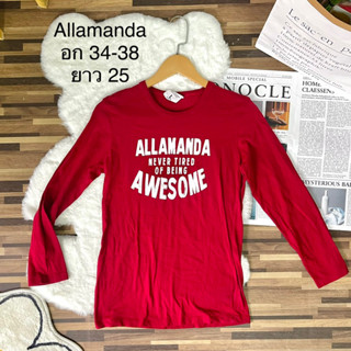 เสื้อยืด allamanda ใส่สบายผ้ายังใหม่