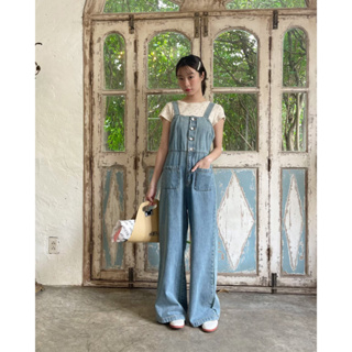 Choosedress A6459 Monet Denim Jumpsuit จั๊มสูทยีนส์