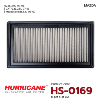 HURRICANE กรองอากาศสแตนเลสสตีล เฮอร์ริเคน รุ่น HS-0169 Mazda