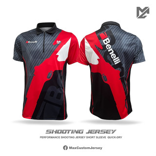 Max Custom Jersey เสื้อยิงปืนbenelli