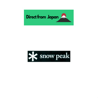 สติกเกอร์โลโก้ Snow Peak Snow Peak Asterisk M Nv-007 สีขาว