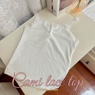 cami lace top เสื้อสายเดี่ยวแต่งลูกไม้