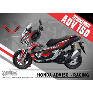 สติ๊กเกอร์ Honda Adv 150 - ลาย Racing