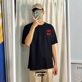 chicxshirt - เสื้อยืด OVERSIZE รุ่น ( ปัก ) LOVE ( อก 44 ยาว 27 )