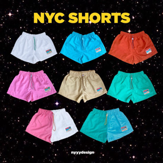 NYC Nylon Shorts กางเกงผ้าร่ม มี 2 sizes 8 สี พร้อมส่ง ขายดีมากรุ่นนี้