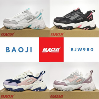 *รุ่นใหม่* Baoji980 รองเท้าผ้าใบบาโอจิผู้หญิง รุ่น w980 [ของแท้ ตรงปก ส่งไว]