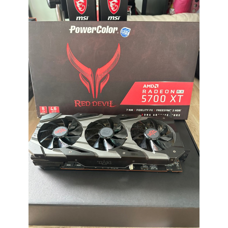 VGA RX5700XT PowerColor ครบกล่อง