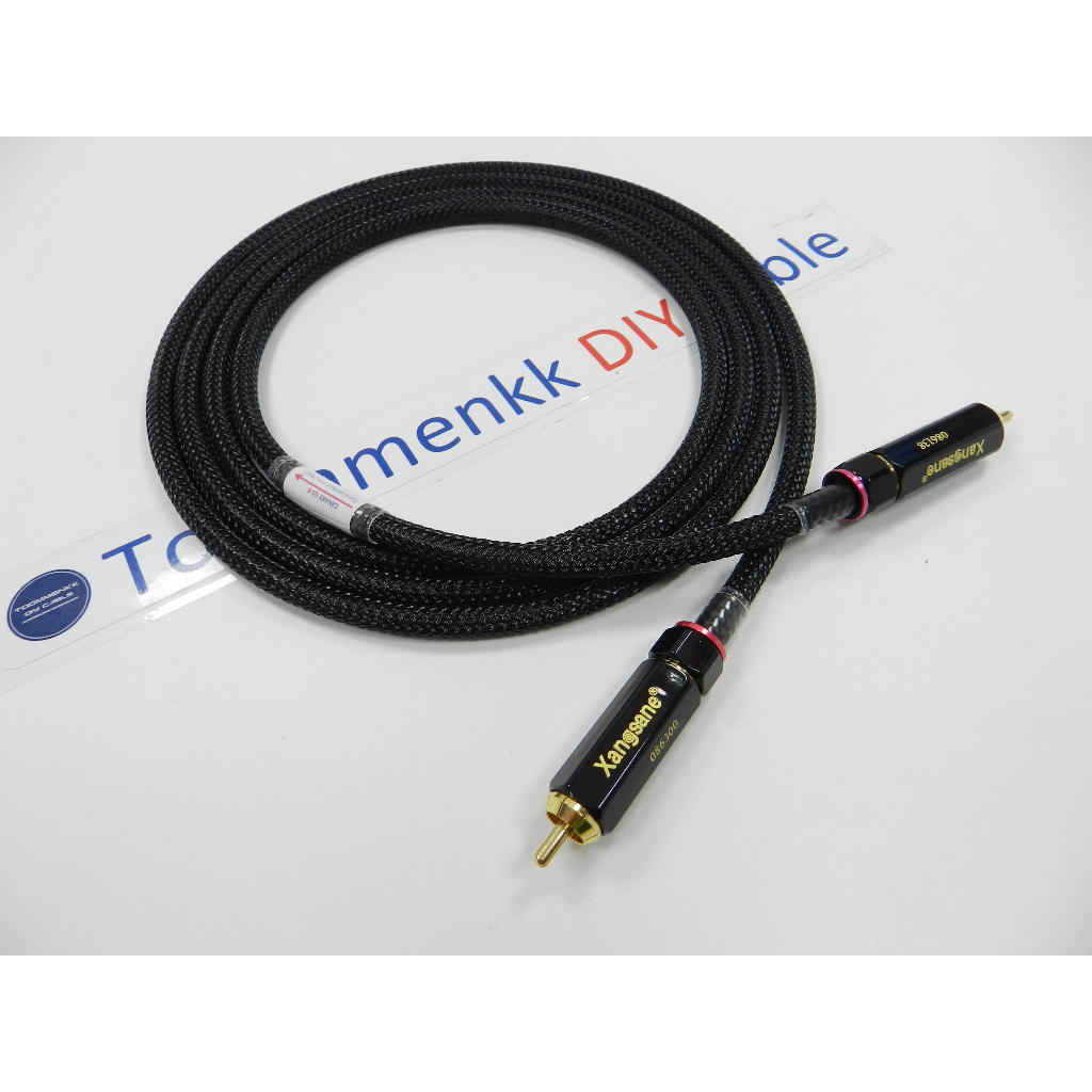 สายสัญญาณเสียงซับวูฟเฟอร์ แบบเข้าหนึ่งออกหนึ่ง รุ่นใหญ่  Subwoofer cable CANARE GS-6 1-1 (ความยาว 6-