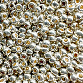 Miyuki Seed Bead 6/0 10g. DURACOAT GALVANIZED SILVER