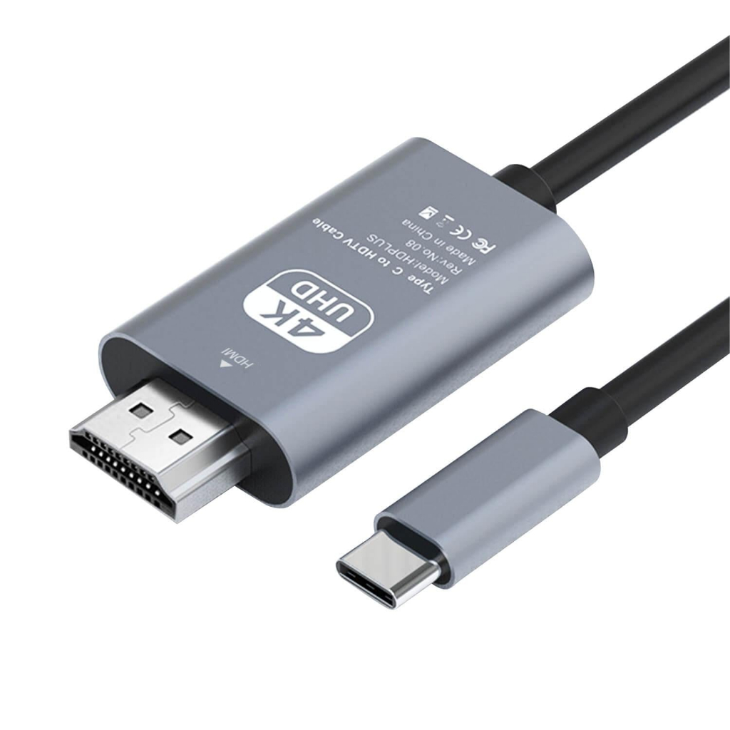 [แพ็คใน 30 นาที] USB C to HDMI Cable Support 4K รองรับความละเอียดสูงสุด 3840*2140  อินเทอร์เฟซ Type C 3.1 ขึ้นไปเท่านั้น
