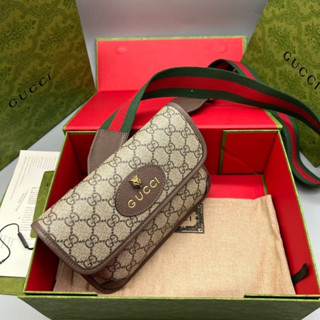 กระเป๋า   Gu cci งาน Vip หนังแท้สวยมาก* หนังแท้ 100% งานสวย เป๊ะเหมือนแท้เลยค่ะ  size  20cm.  boxset*