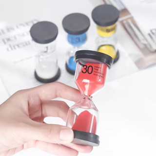 🔥จัดส่งจากกรุงเทพ🔥 นาฬิกาทรายจับเวลา 1/3/5/10/15/30นาที สามา…