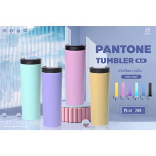 แก้วเก็บความเย็น PANTONE TUMBLER 18oz เพิ่มยิงชื่อได้