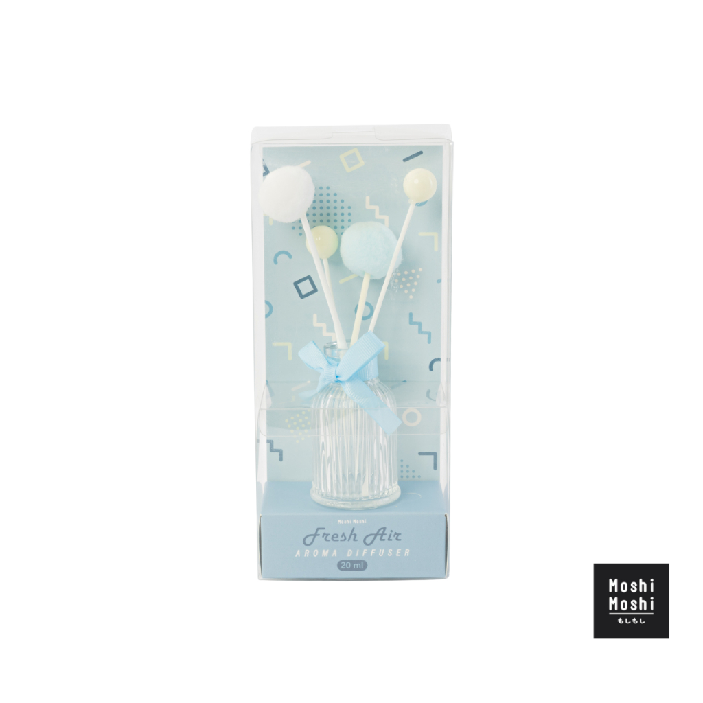 Moshi Moshi น้ำมันหอมระเหย ก้านไม้หอมปรับอากาศ ก้านไม้หอม กลิ่นสดชื่น ขนาด 20 ml. รุ่น 8100014189-14192 - รูปที่ 2