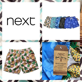 กางเกงเล่นน้ำ ผู้ชายขาสั้น NEXT มีชั้นในตาข่ายด้านใน