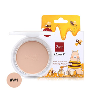 BSC Honei V Sweet Honei Bear UV Whitening Powder Cake  9g. W01 ผิวขาว(882525912144)