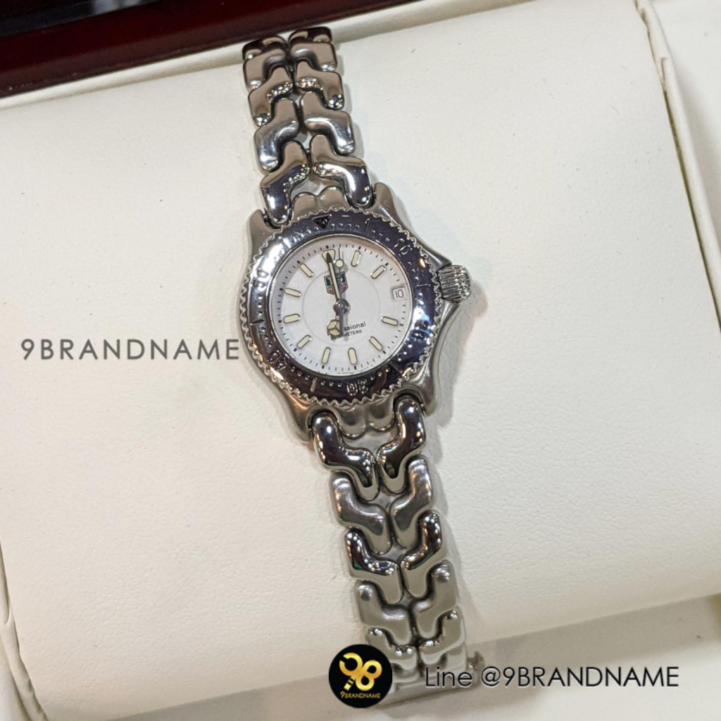 Tag Heuer Fish Bone WG 1412-0 ก้างปลา มินิเลดี้ มือสอง ก่อนกดสั่งสิ้นค้าทักแชทก่อนนะคะ