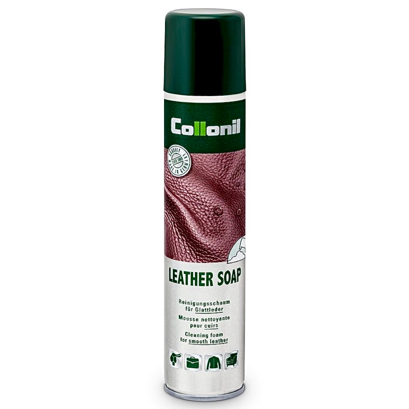 [แถมฟรี ผ้าเช็ด 150 บาท] Collonil Leather Soap 200 ml. โฟมทำความสะอาด สำหรับหนังเทียม Canvas PVC PU