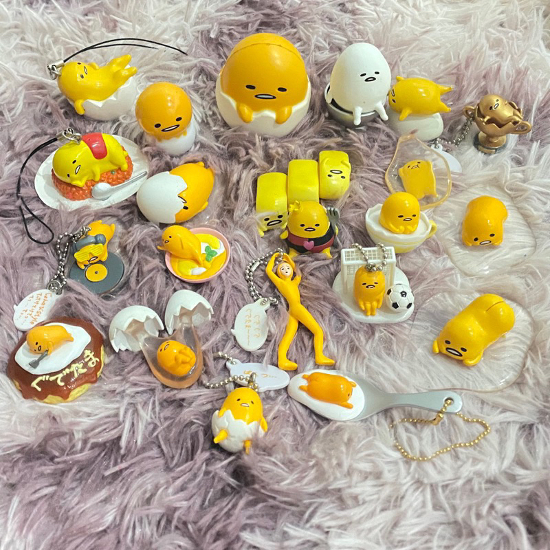 ไข่ขี้เกียจ gudetama ตุ๊กตา โมเดล ฟิกเกอร์ กาชาปอง งานญี่ปุ่นแท้ EP1 (ส่งจากไทย🇹🇭)