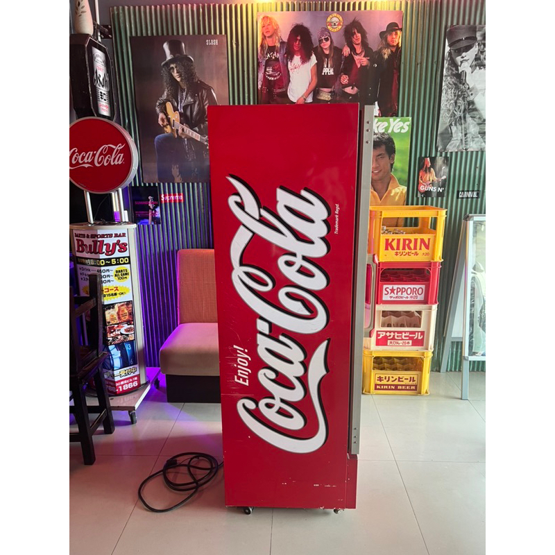 ตู้เย็น coke coca cola (มือสองญี่ปุ่น เย็นปกติ)