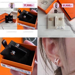 👜: New!! Hermes Earrings ‼️ก่อนกดสั่งรบกวนทักมาเช็คสต๊อคก่อนนะคะ‼️