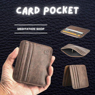 ซองใส่นามบัตร 7 ช่อง หนังวัวแท้100% 🔥 Card holder ซองใส่นามบ…