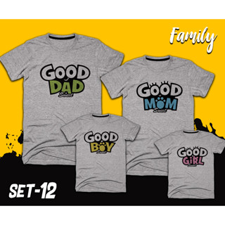 เสื้อยืดสกรีนลายครอบครัว FAMILY SET-12