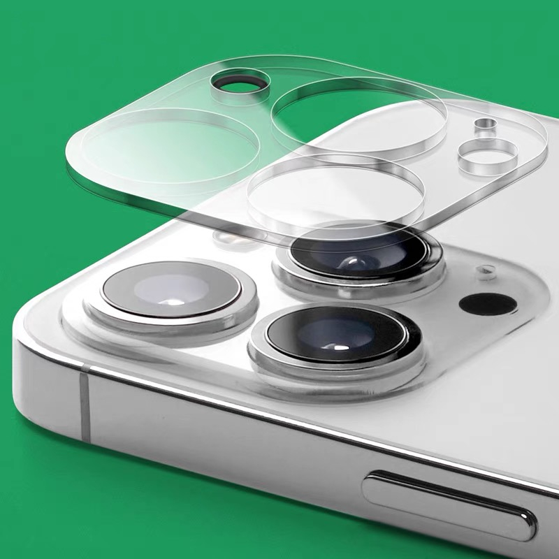 J🔥ฟิล์มเลนส์กล้อง🔥ใช้สำหรับ iPhone 17 Air 11 12 13 14 15 16 17 Pro Max Plus 12 13 Mini 9H นิรภัย ใส ครอบเลนส์แบบใส