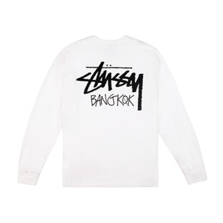 [ของแท้] STUSSY BANGKOK LOGO LONG TEE WHITE พร้อมส่ง