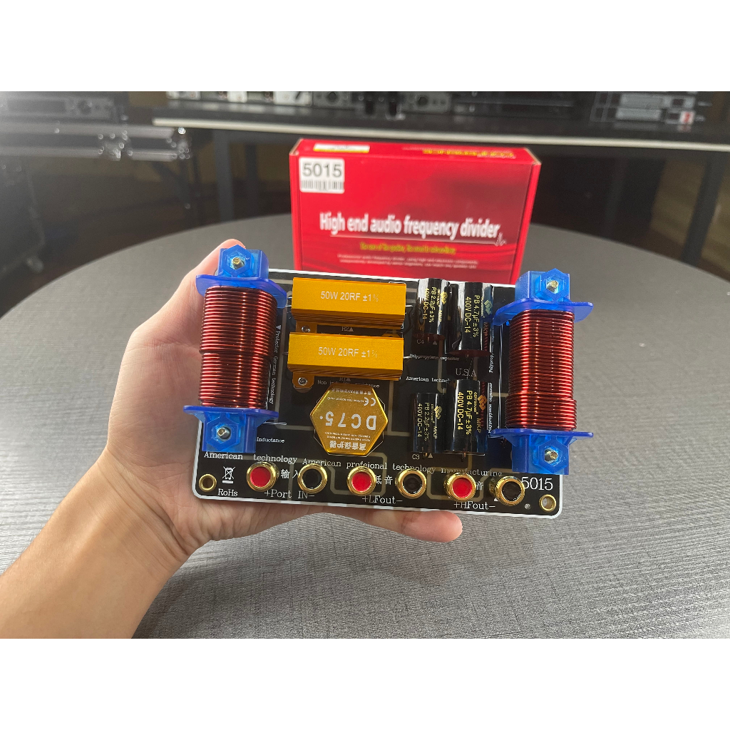 XN5015 Crossover Network 2ทาง เน็ตเวิร์ค เน็ตเวิร์คลำโพง งานประกอบตู้ ประกอบลำโพง PCB เน๊ตเวิร์ค2ทาง