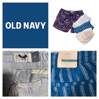 Old navy กางเกงขาสั้นหญิง ของแท้ ผ้าลินิน มี เชือกผูกเอว เอวต่ำ