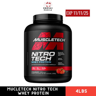MUSCLETECH NITRO-TECH WHEY PROTEIN 4.00lbs/1.81kg