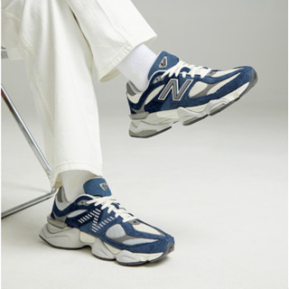 New Balance NB 9060 Baby blue ของแท้ 100 % sneakers Running shoes style man Woman