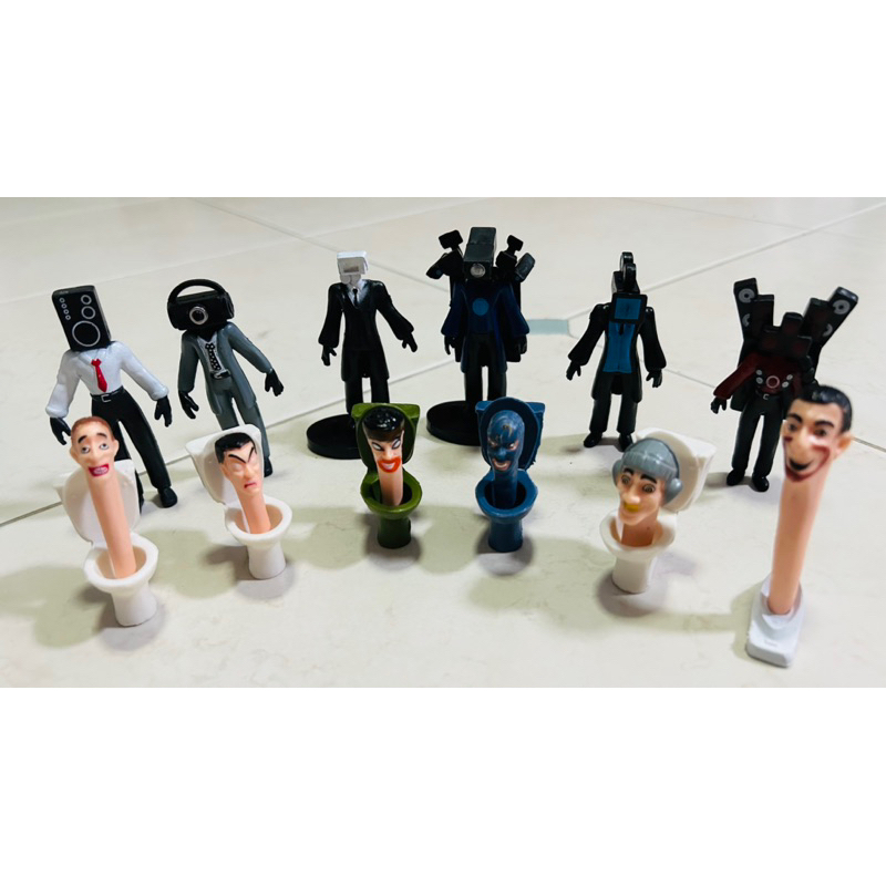 Sale 70% Skibidi Toilet  Titan ไททัน TV man   Camera man  Speaker man Model โมเดล ขนาด 3-11 cm. - รูปที่ 2