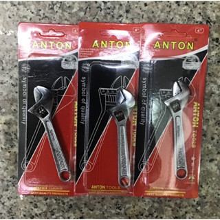 จิ๋วแต่แจ๋ว กุญแจเลื่อน ประแจเลื่อน 4 นิ้ว /  ANTON แอนตัน Germann /  เล็กกระทัดรัด งานดี มีสไตล์ / ราคาถูก ราคา ต่อตัว
