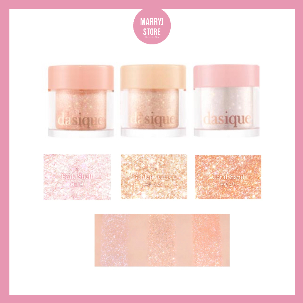 (แท้/พร้อมส่ง ) Dasique Starlit Glitter Powder 2.5g.