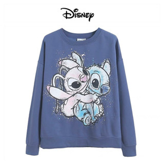 เสื้อวอร์ม สเวตเตอร์ STITCH ♣️สกรีนลาย 🫧STITCH 🫧 แบรนด์❣️Disney❣️ แท้💯% (Ts205)